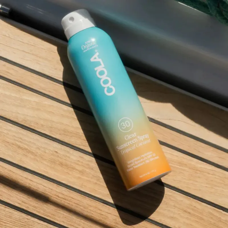 Clear Sunscreen Spray SPF 30 Tropical Coconut